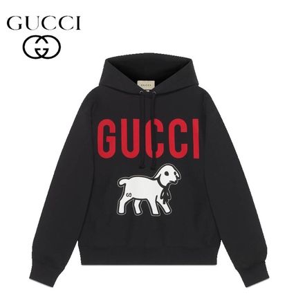 GUCCI 2020 SS Long Sleeves Cotton HoodiesSweatshirts