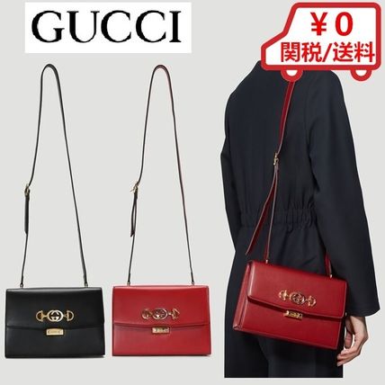 GUCCI Casual Style 2WAY Leather Party Style Office Style 