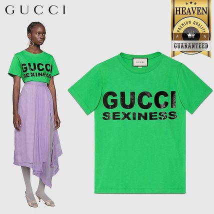 GUCCI 2020 SS WomenS Gucci Sexiness Print T Shirt 623608 XJCLE 3005 
