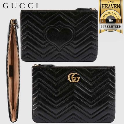 GUCCI GG Marmont 2020 SS Gg Marmont Leather Pouch 525541 0OLET 1000 