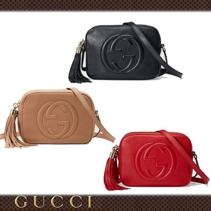 GUCCI Plain Leather Shoulder Bags 308364 A7M0G 2754 308364 A7M0G 6523 308364 A7M0G 1000 