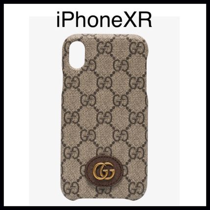 GUCCI 2020 SS Monogram Unisex iPhone XR Logo Smart Phone Cases 