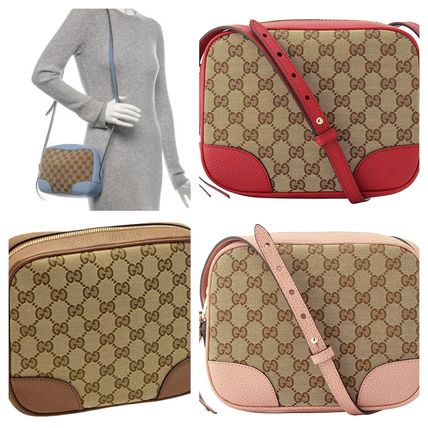 GUCCI 2018 19AW Casual Style Canvas Crossbody Logo Shoulder Bags 449413 KY9LG 