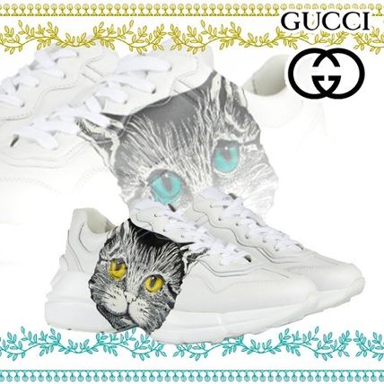 GUCCI RHYTON WomenS Rhyton Sneaker With Mystic Cat 583337 DRW00 9014 
