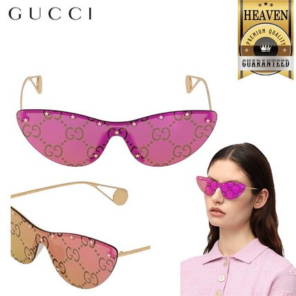 GUCCI 2020 SS Cat Eye Mask Sunglasses 610405 I3330 8056 