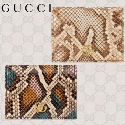GUCCI GG Marmont Gg Marmont Python Card Case Wallet 456126 LZLIG 8169 456126 EYXAG 9562 
