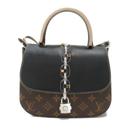 Louis Vuitton MONOGRAM Monogram Casual Style Canvas 2WAY Chain Leather Party Style M44115 