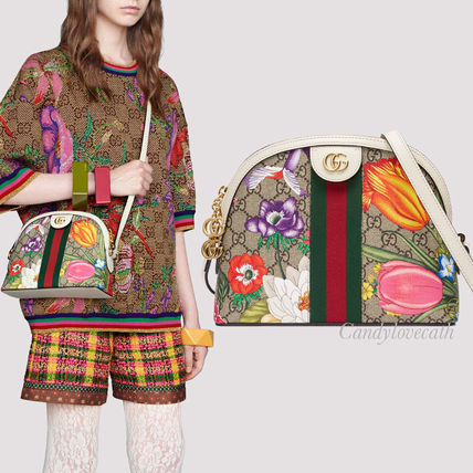 GUCCI Ophidia Ophidia Gg Flora Small Shoulder Bag