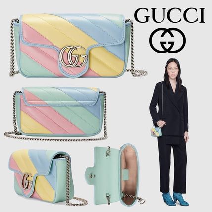 GUCCI GG Marmont 2020 SS Gg Marmont Matelasse Leather Super Mini Bag 476433 