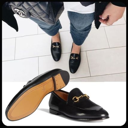 GUCCI 2019 20AW Leather LoaferMoccasin Shoes 404069 BLM00 1000 