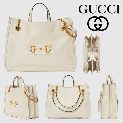 GUCCI 1955 Horsebit 2020 SS Gucci Horsebit 1955 Medium Tote Bag 621144 