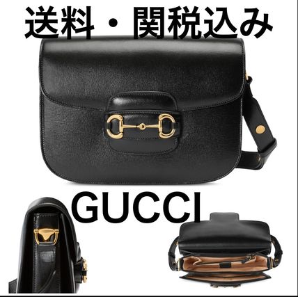 GUCCI 1955 Horsebit 2020 21AW Casual Style Street Style 2WAY 3WAY Plain Leather 