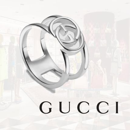 GUCCI Wide Ring With Interlocking G Motif 295716 J8400 8106 