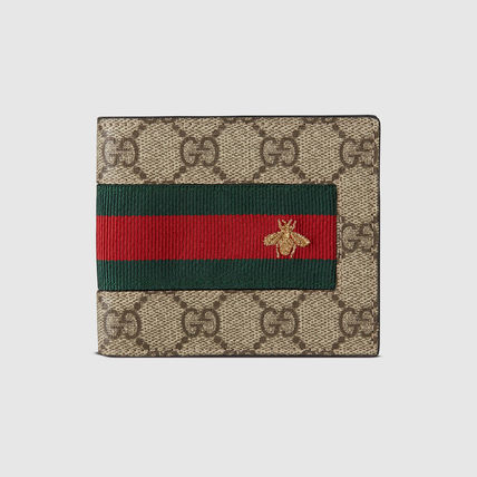 GUCCI Web Gg Supreme Wallet 408827 KLQCN 8461 