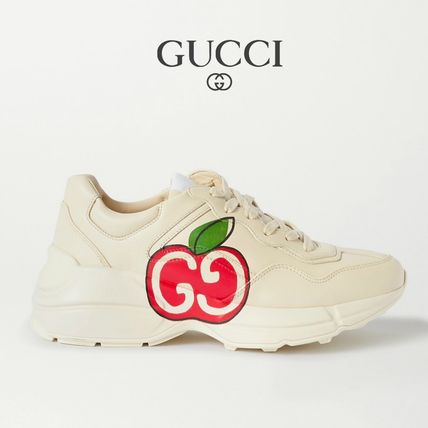 GUCCI RHYTON 2020 SS WomenS Rhyton Gg Apple Sneaker 609343 DRW00 9522 