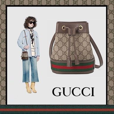 GUCCI Ophidia Ophidia Mini Gg Bucket Bag 550620 