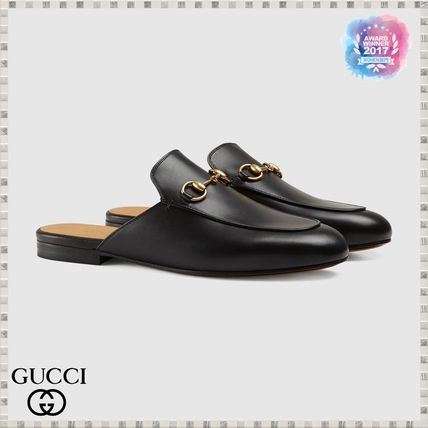GUCCI Princetown 2019 SS Princetown Leather Slipper