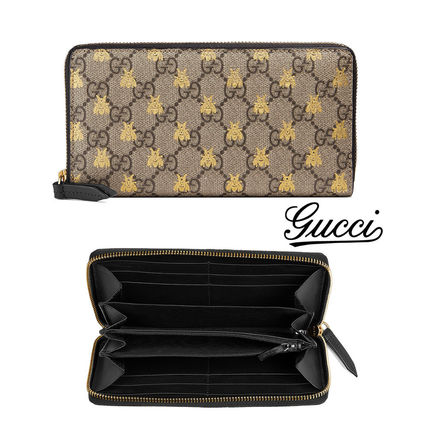 GUCCI 2018 Cruise Canvas Long Wallet Long Wallets 