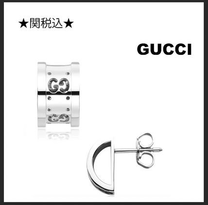 GUCCI 2020 Cruise Casual Style Studded 18K Gold Elegant Style Earrings YBD223729003 