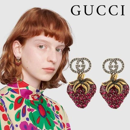 GUCCI 2019 20AW Elegant Style Earrings 