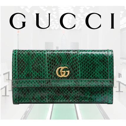 GUCCI Ophidia 2020 SS Ophidia Snakeskin Continental Wallet 523153 LU4DG 3120 