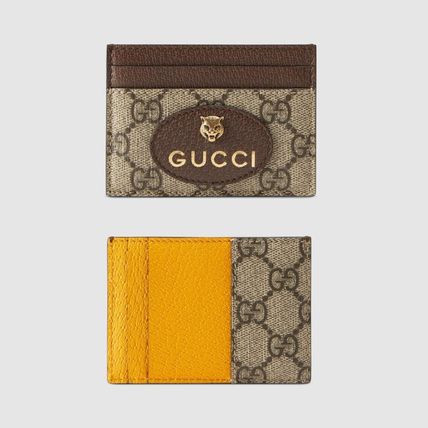 GUCCI GG Supreme Neo Vintage Gg Supreme Card Case