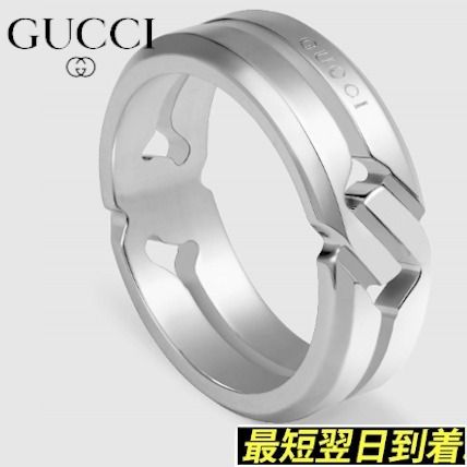 GUCCI Unisex Silver Rings