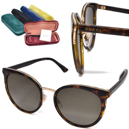 GUCCI Unisex Street Style Sunglasses