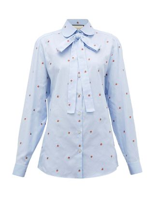 GUCCI 2019 20AW Casual Style Long Sleeves Elegant Style ShirtsBlouses 