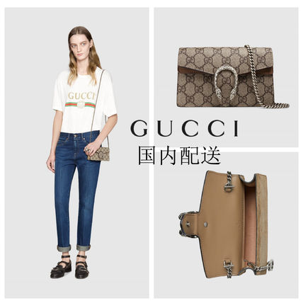 GUCCI GG Supreme 2019 Cruise Dionysus Gg Supreme Super Mini Bag