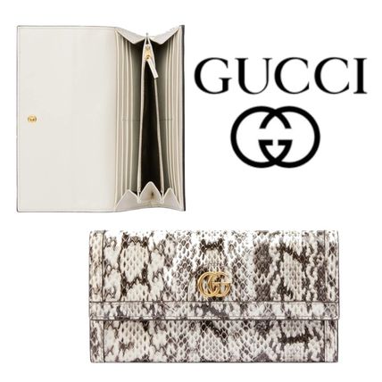 GUCCI Ophidia 2019 SS Ophidia Snakeskin Continental Wallet