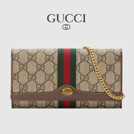 GUCCI Ophidia 2019 20AW Ophidia Gg Chain Wallet