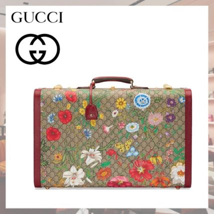 GUCCI 2020 SS Large Gg Flora Suitcase 602675 HV8FC 8658 