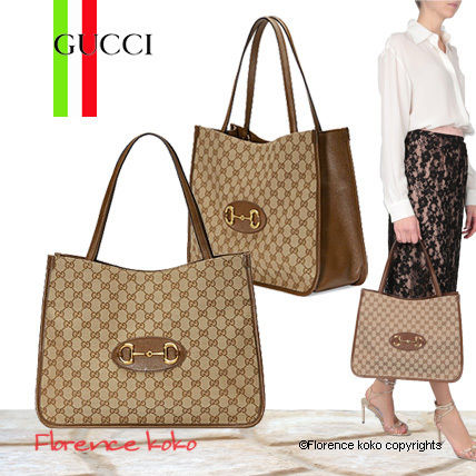 GUCCI 1955 Horsebit 2020 SS Gucci Horsebit 1955 Tote Bag