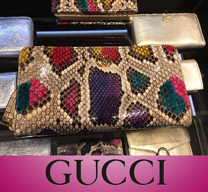 GUCCI 2019 SS Python Long Wallet Long Wallets 