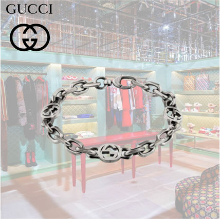 GUCCI 2020 SS Silver Bracelet With Interlocking?G 620798J84000811 