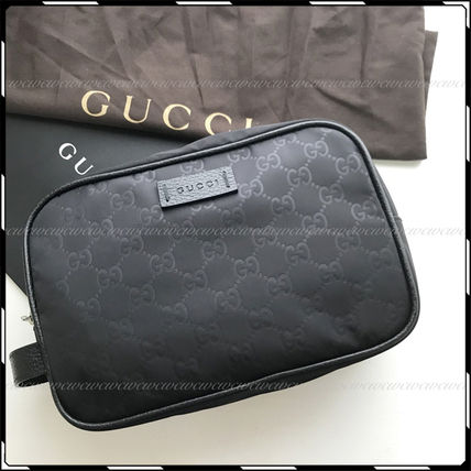 GUCCI Nylon 3WAY Elegant Style Clutches 