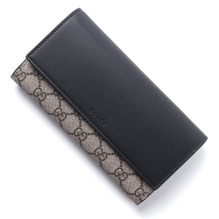 GUCCI 2018 SS Leather Long Wallets 
