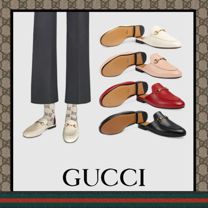 GUCCI Princetown 2019 SS Princetown Leather Slipper 423513 C9D00 9022 