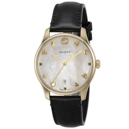 GUCCI Round Quartz Watches Analog Watches GU YA1264044 