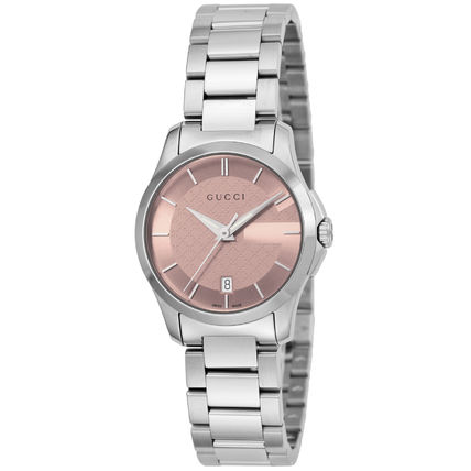 GUCCI Round Quartz Watches Analog Watches GU YA126524 