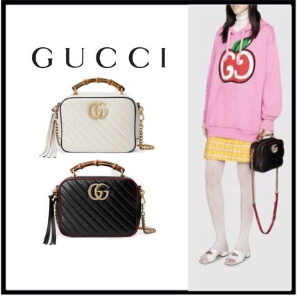 GUCCI GG Marmont 2020 SS Casual Style Leather Elegant Style Crossbody
