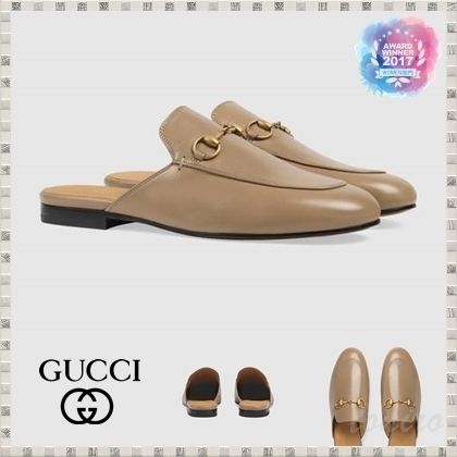 GUCCI Princetown 2019 SS WomenS Princetown Leather Slipper