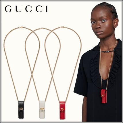 GUCCI Chain Plain Leather Accessories 615998 DJ2QS 6829 615998 DJ2QS 1000 615998 DJ2QS 9067 
