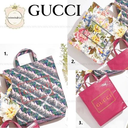GUCCI Casual Style A4 Totes 
