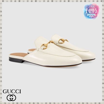 GUCCI Princetown 2019 SS Princetown Leather Slipper 423513C9D009022 