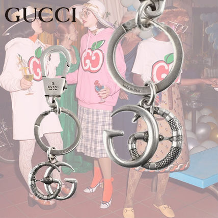 GUCCI 2020 SS Logo KeychainsBag Charms 