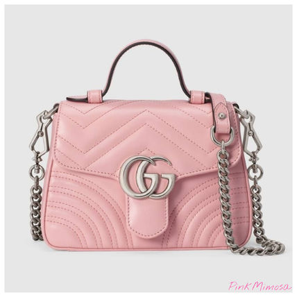 GUCCI GG Marmont 2020 SS Gg Marmont Mini Top Handle Bag 547260 DTDIP 5815 