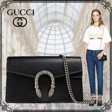 GUCCI Dionysus Leather Shoulder Bags 