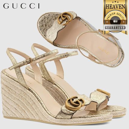 GUCCI 2020 SS WomenS Espadrille Sandal With Double